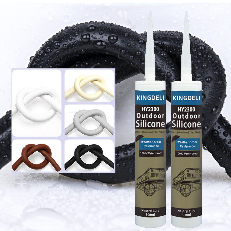 ग्रे काले सफेद रंग के साथ दरवाजा सिलिकॉन तटस्थ ग्लास गोंद